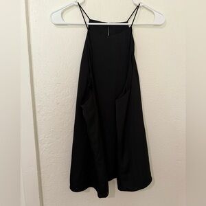 Ladies Madison Grey V-neck Sleeveless Color Black Blouse / Top 2XL